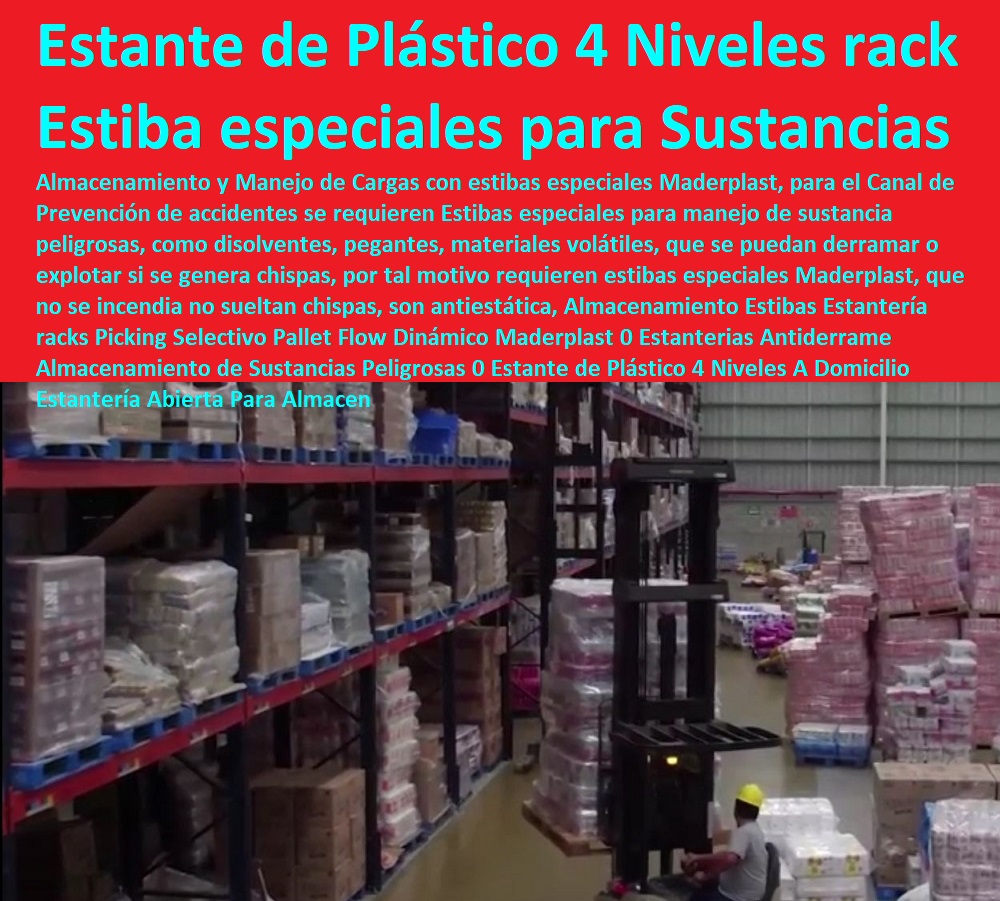 Almacenamiento Estibas Estantería racks Picking Selectivo Pallet Flow Dinámico Maderplast 0 Estantes Antiderrame Almacenamiento de Sustancias Peligrosas 0 Estante de Plástico 4 Niveles A Domicilio Estantería Abierta Para Almacén Almacenamiento Estibas  Contenedores Antiderrame,  cerca de mí Tarimas, Empaque Embalaje, Almacenamientos, Dique Estiba Anti Derrames, Cajas, Plataformas Tablados, Entarimados, Tanques, Recipientes Contención Derrames, Logística automatizada, Estibas Pallets, Estantería racks Picking Selectivo Pallet Flow Dinámico Maderplast 0 Estanterias Antiderrame Almacenamiento de Sustancias Peligrosas 0 Estante de Plástico 4 Niveles A Domicilio Estantería Abierta Para Almacen